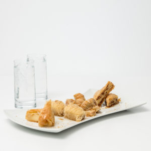 Selection Of Greek Desserts